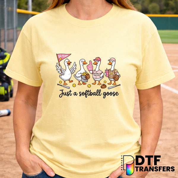 Softball Silly Goose – Softball DTF Transfer