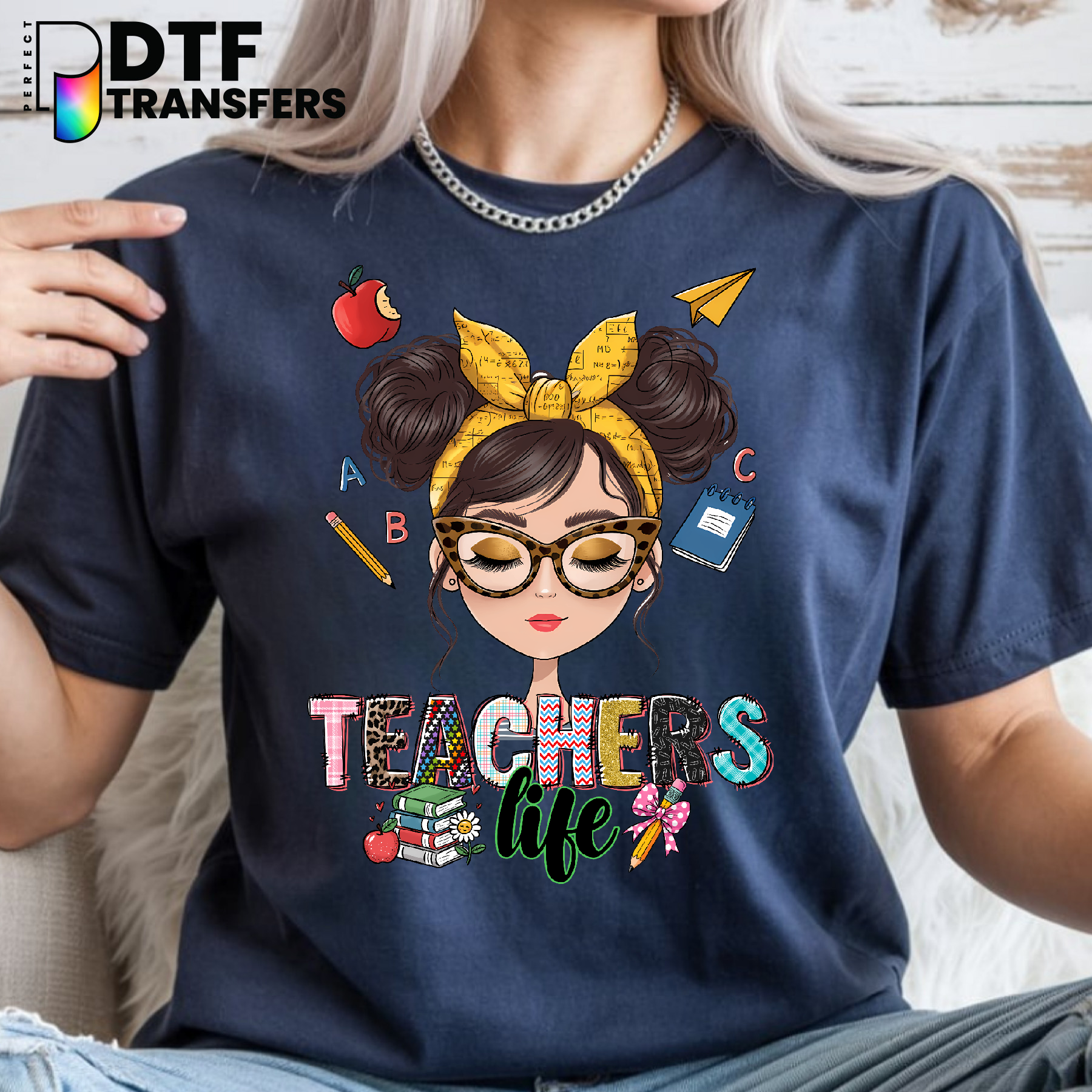Love Teach Inspire – Teacher DTF Transfer