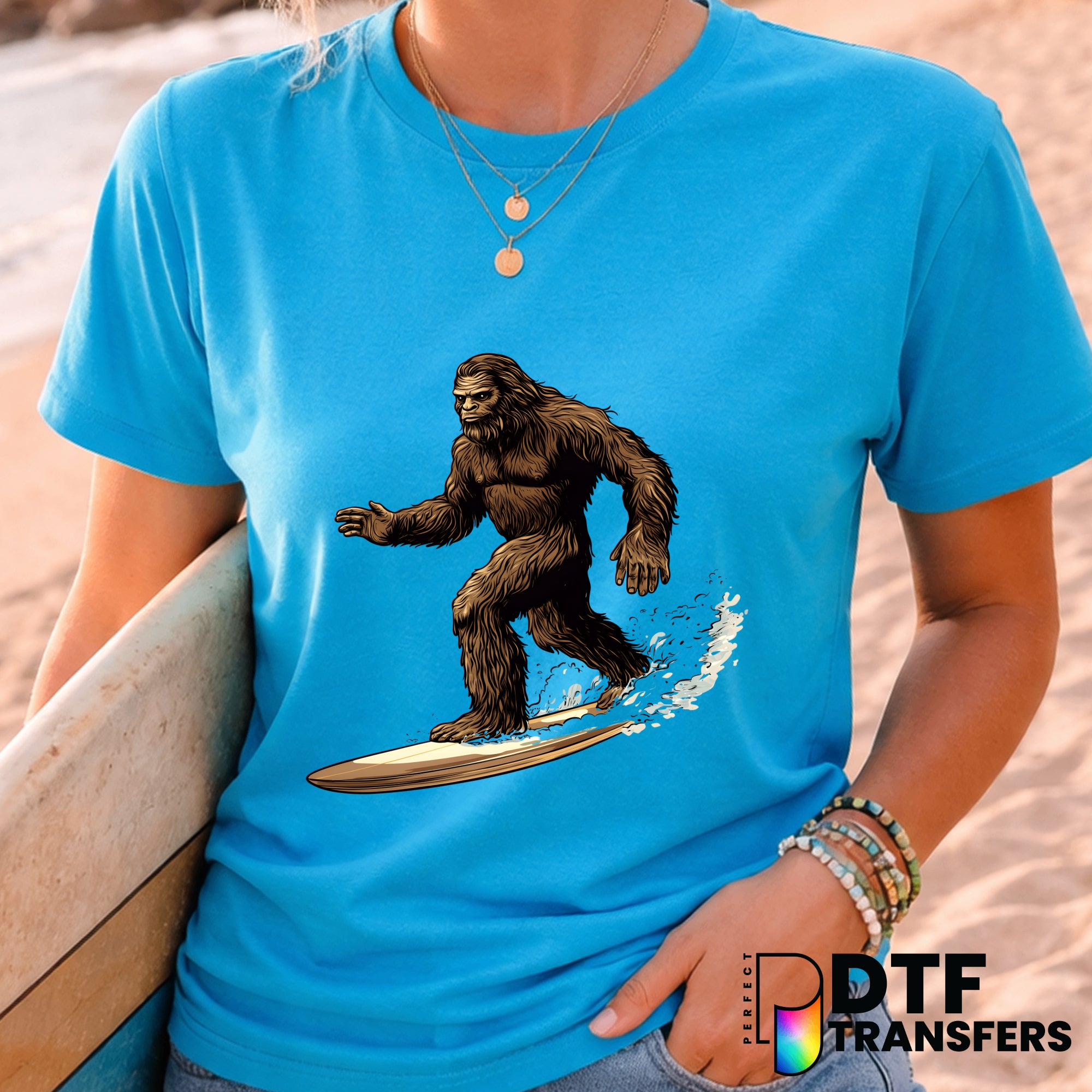 BIGFOOT SURF CLUB PACIFIC NORTHWEST – Surfing DTF Transfer