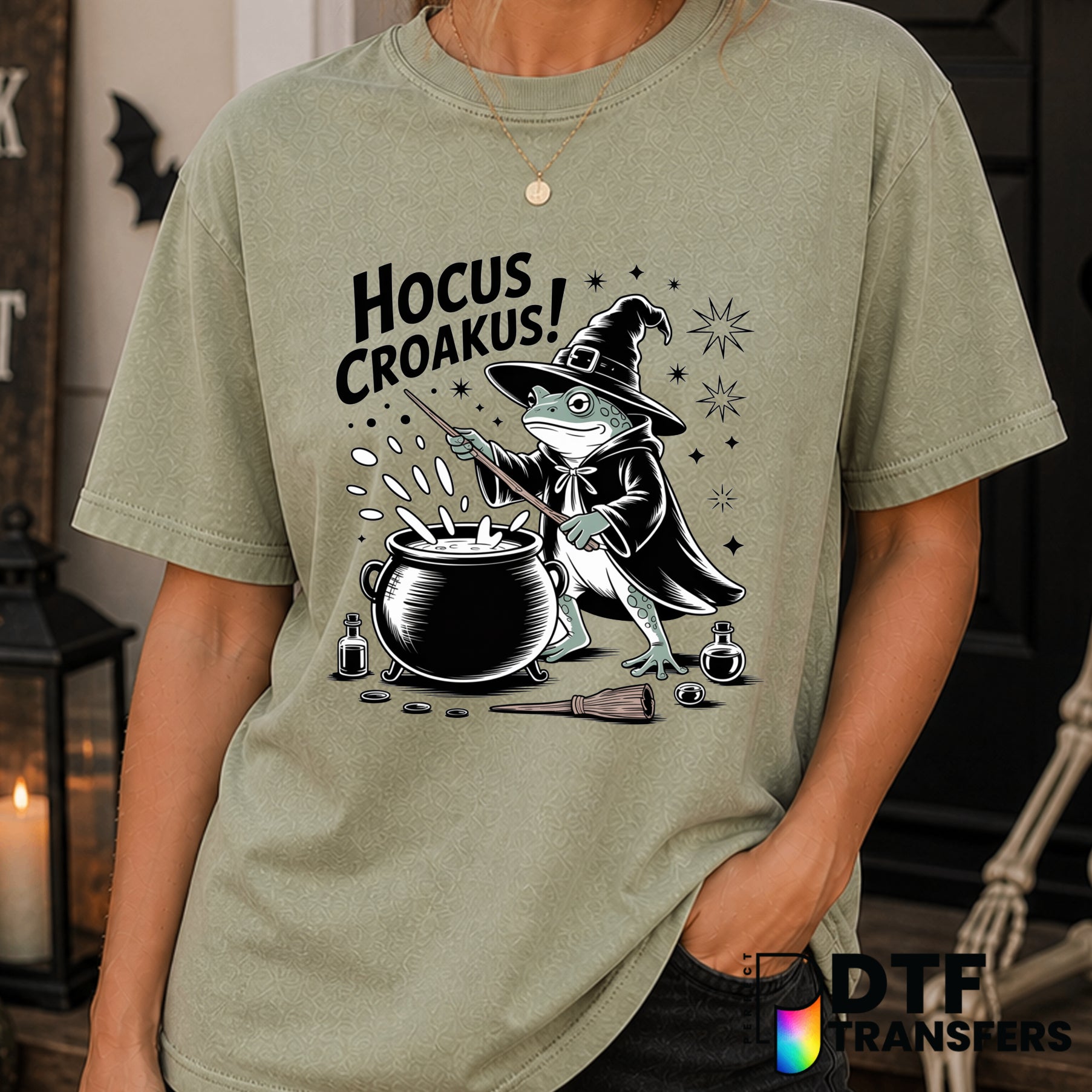 Hocus Croakus – Halloween DTF Transfer
