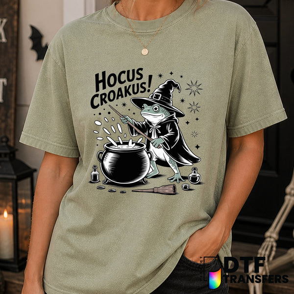 Hocus Croakus – Halloween DTF Transfer