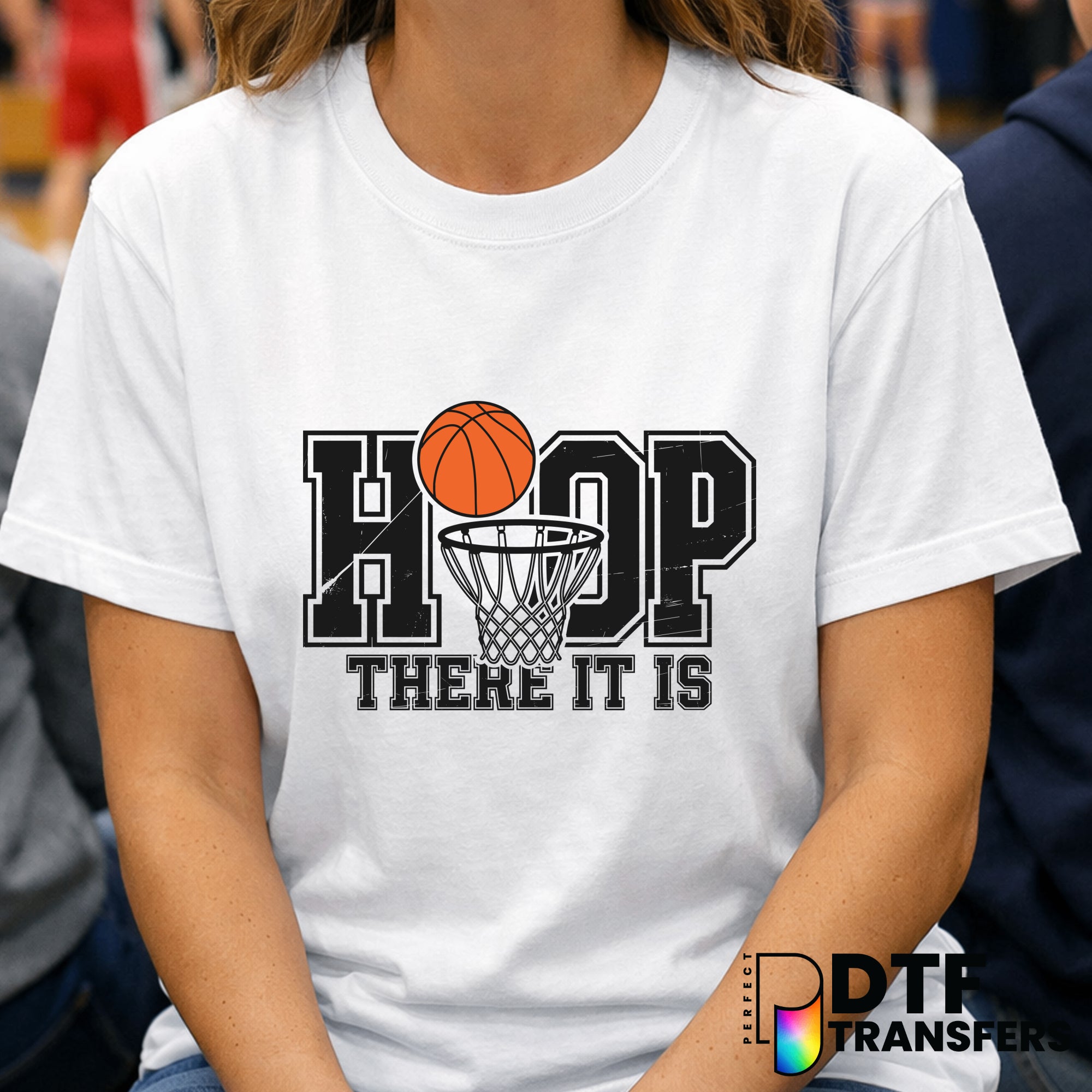 Hoop There It Is – Basketball DTF Transfer