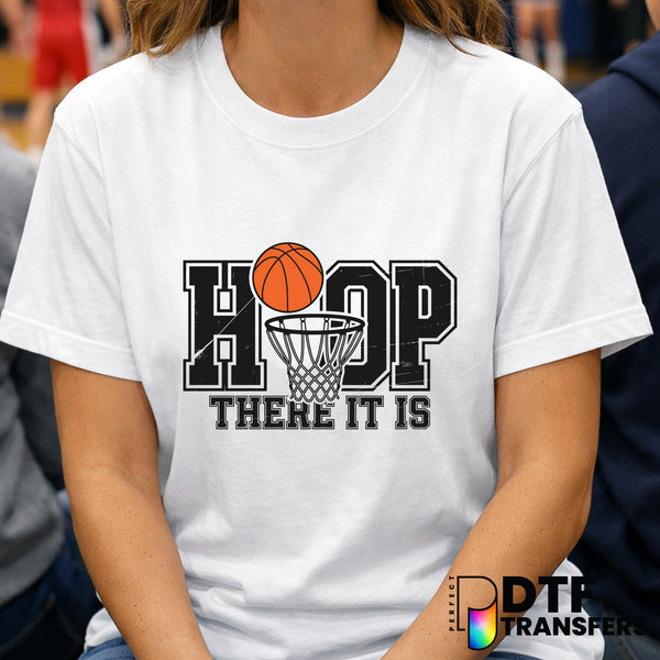 Hoop There It Is – Basketball DTF Transfer