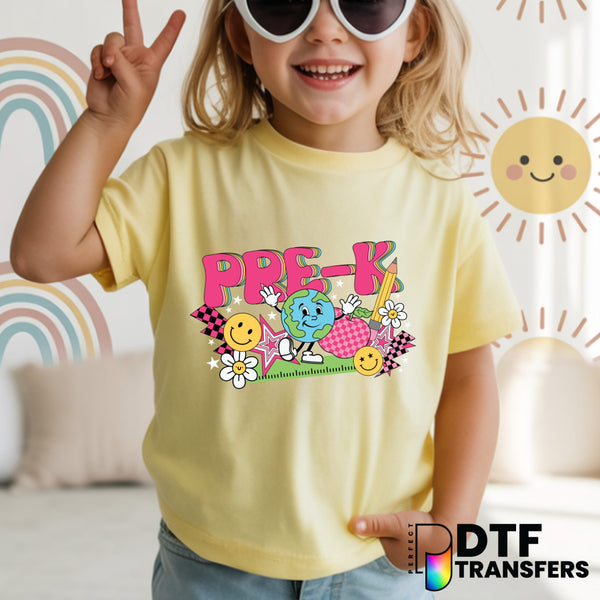 Groovy Pre-K – Teacher DTF Transfer