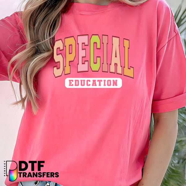 Special Education Varsity Arch – Special Education DTF Transfer