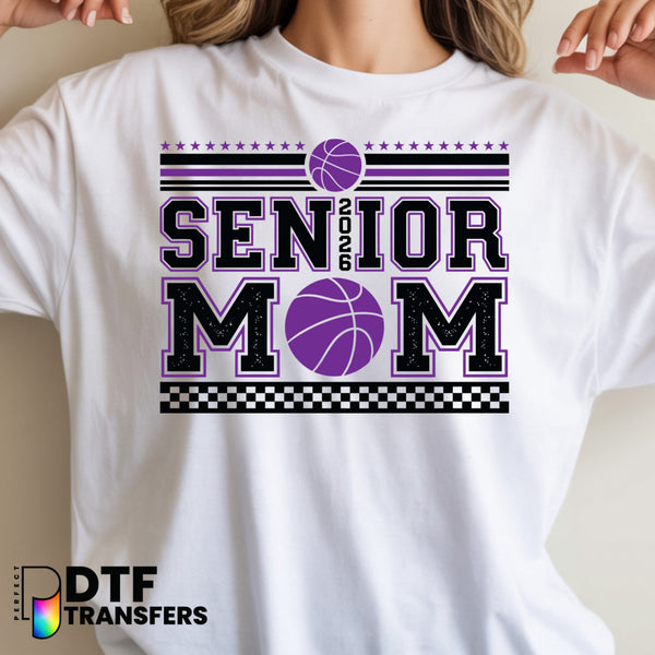 BASKETBALL SENIOR MOM 2026 – Teacher DTF Transfer
