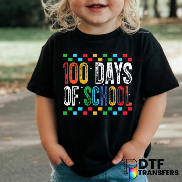 100 DAYS OF SCHOOL – Teacher DTF Transfer