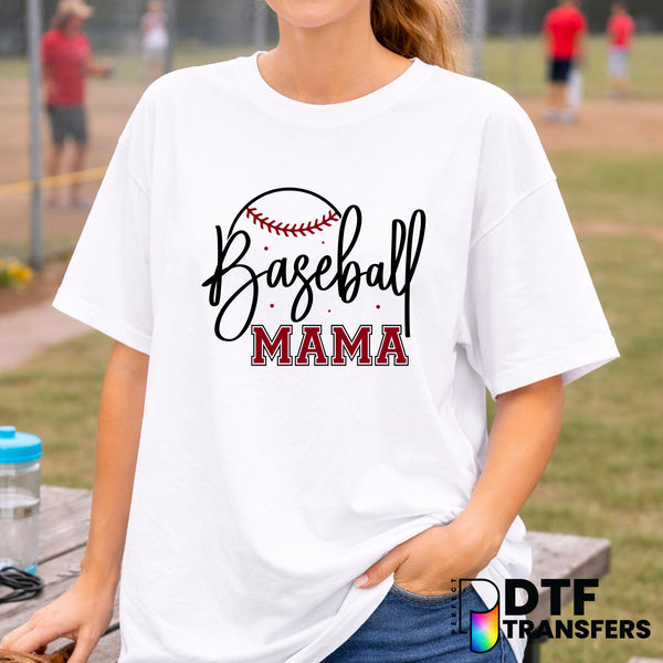 Baseball Mama – Baseball DTF Transfer