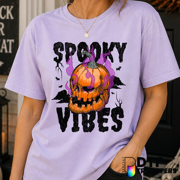 SPOOKY VIBES – Halloween DTF Transfer