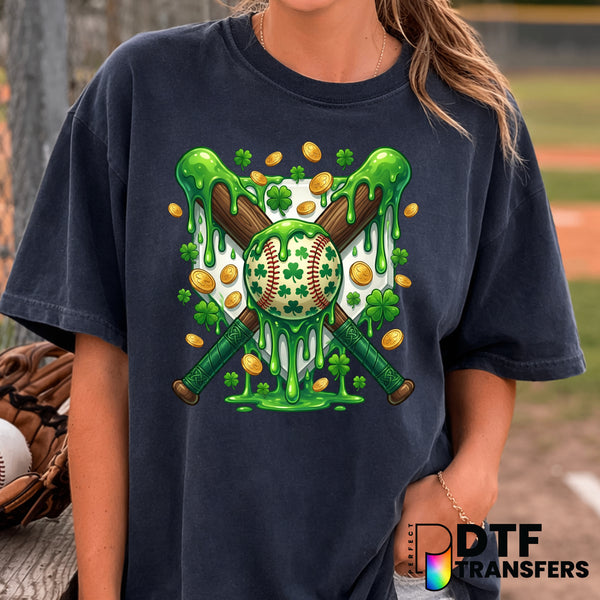 St. Patrick's Day – Baseball DTF Transfer