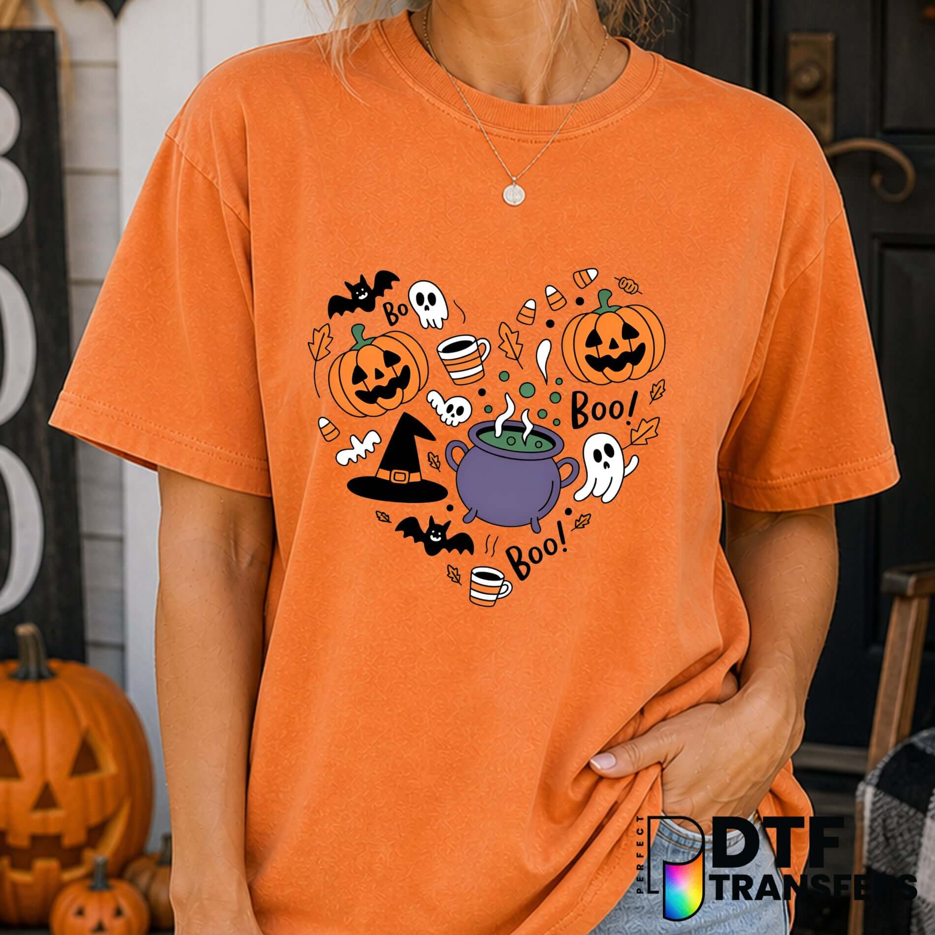 BOO – Halloween DTF Transfer