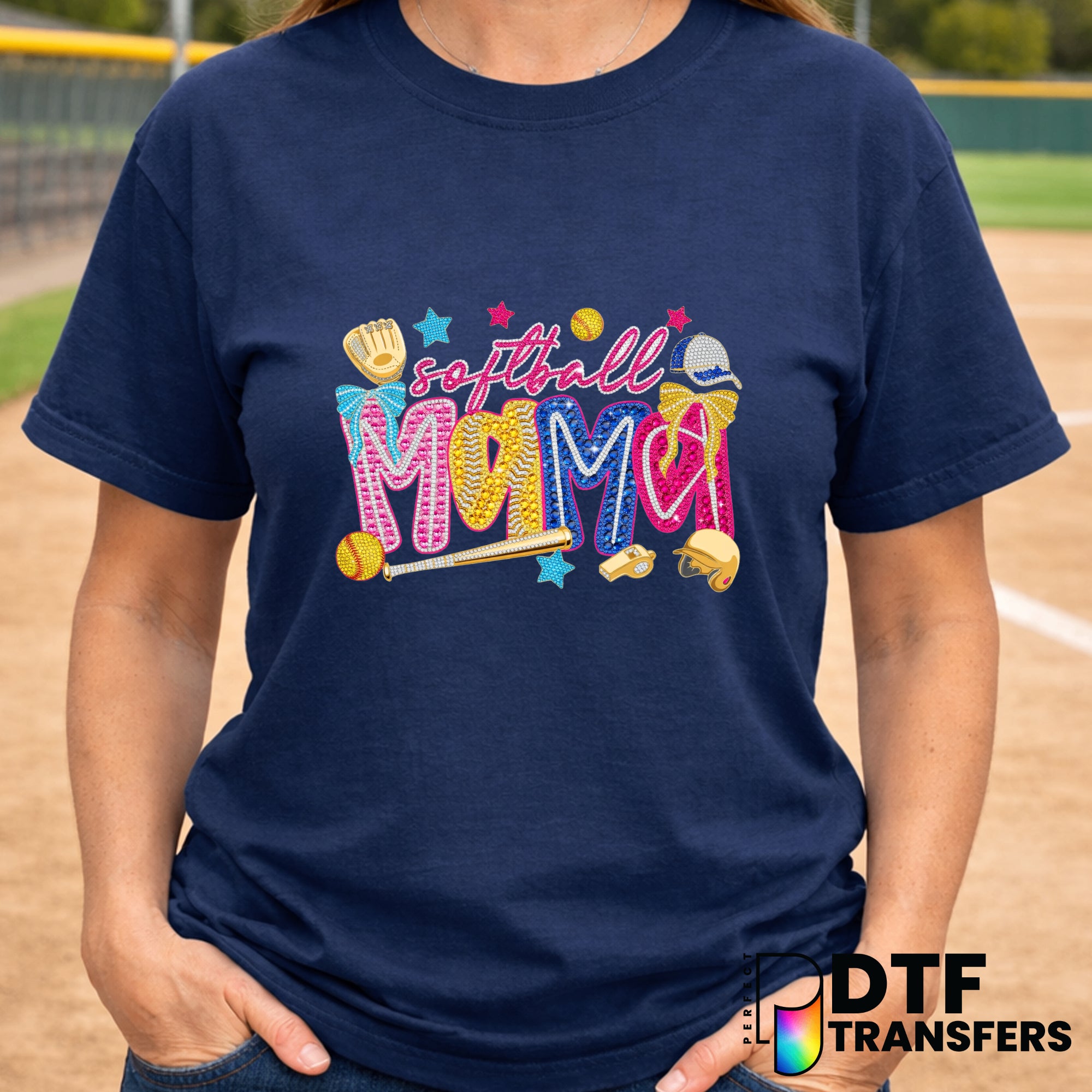 Softball Mama – Softball DTF Transfer