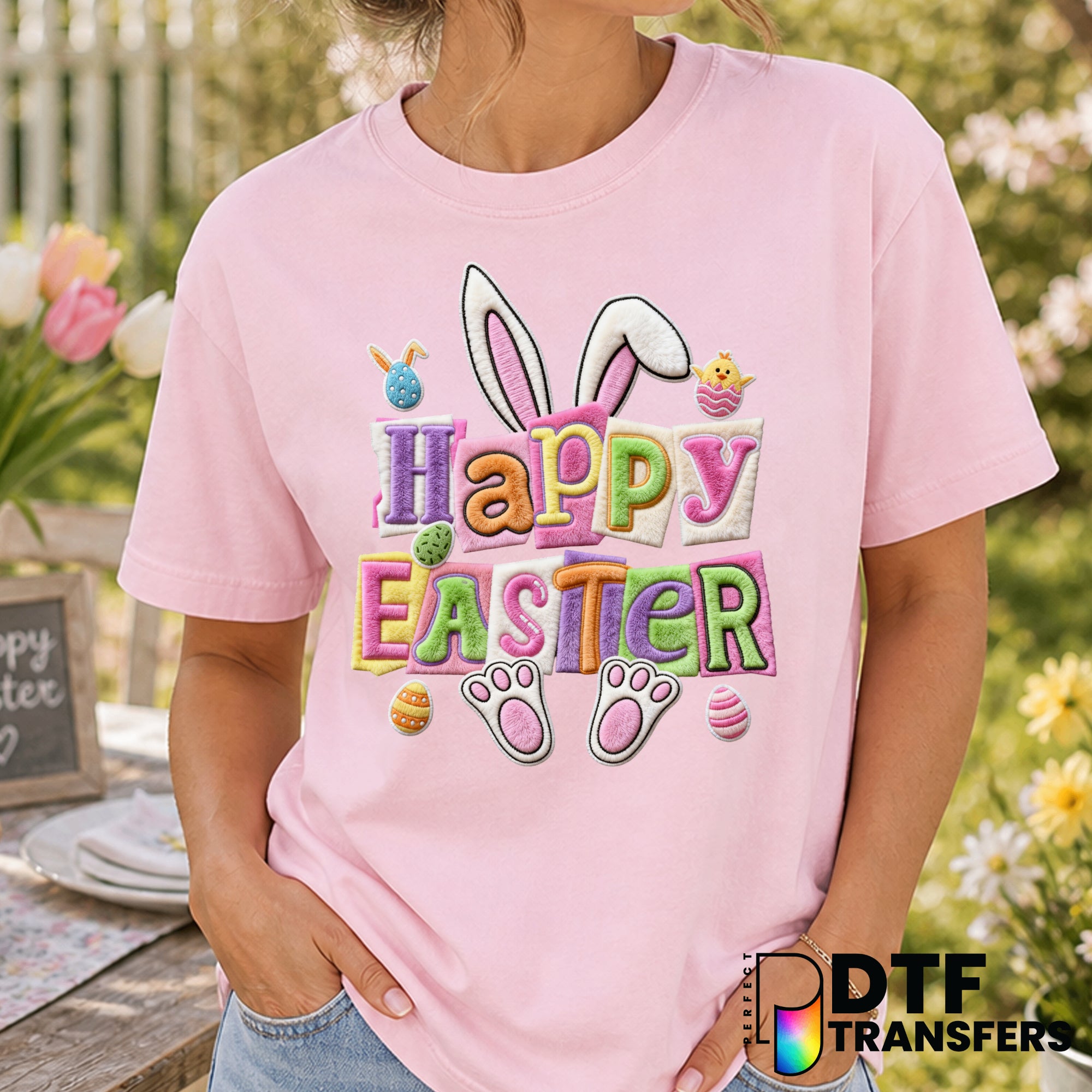 Happy Easter – Easter DTF Transfer