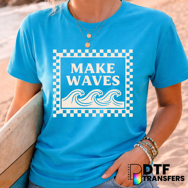 Make Waves Surfing – Surfing DTF Transfer