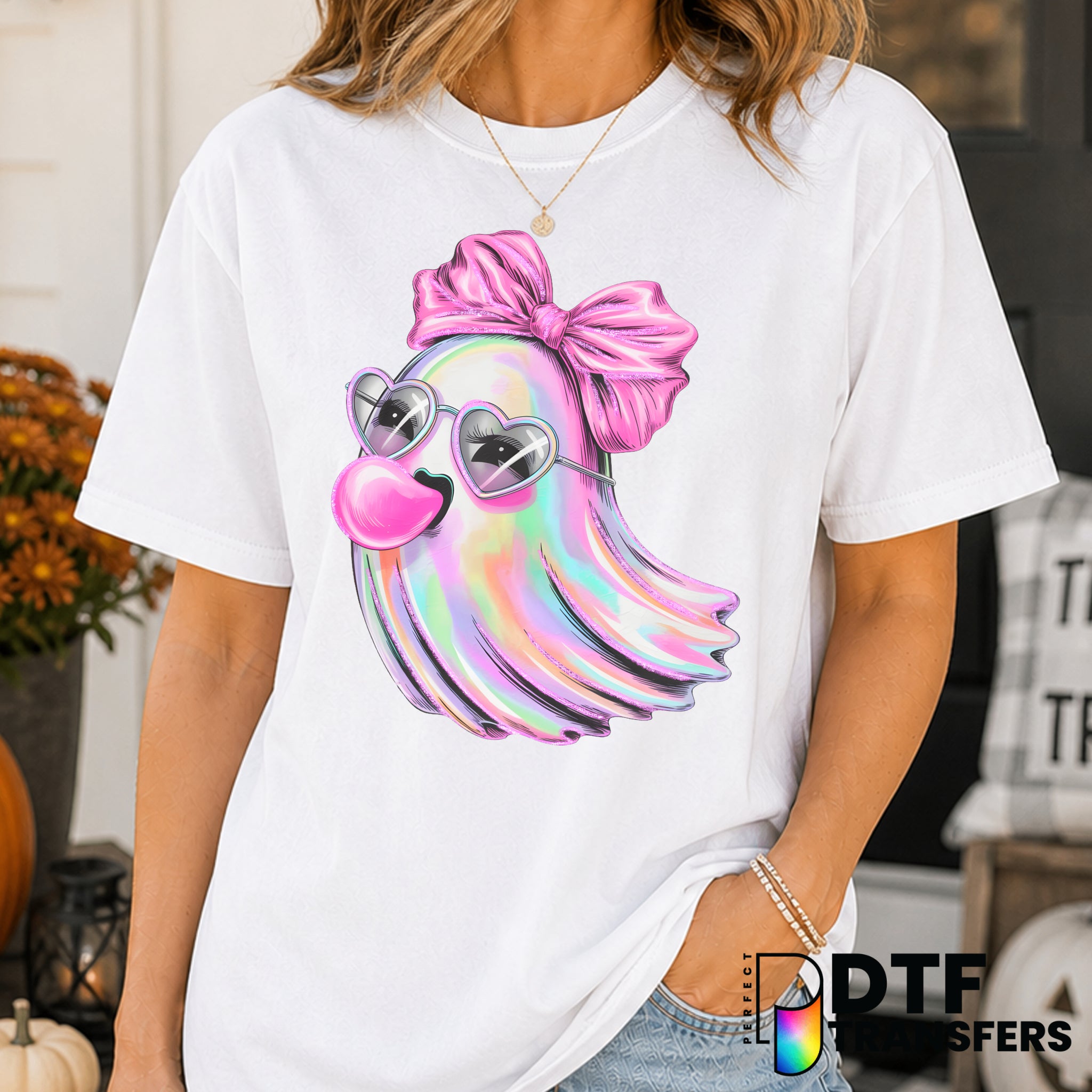 Coquette Ghost Halloween – DTF Transfer
