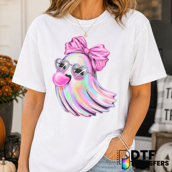 Coquette Ghost Halloween – DTF Transfer