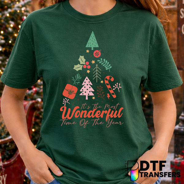 It's the Most Wonderful Time of the Year – Christmas DTF Transfer