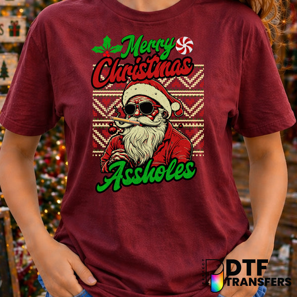 Merry Christmas Raunchy Santa – Christmas DTF Transfer