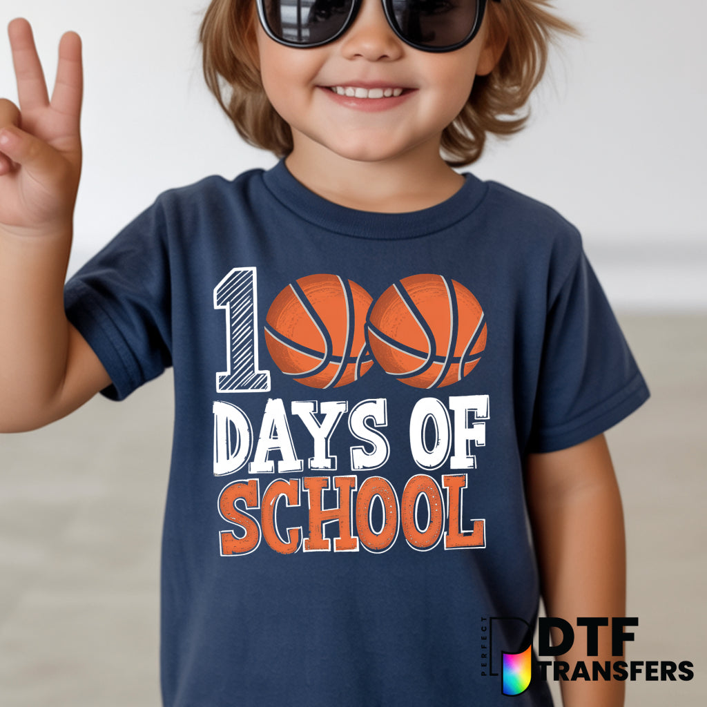 100 DAYS Basketball – Teacher DTF Transfer