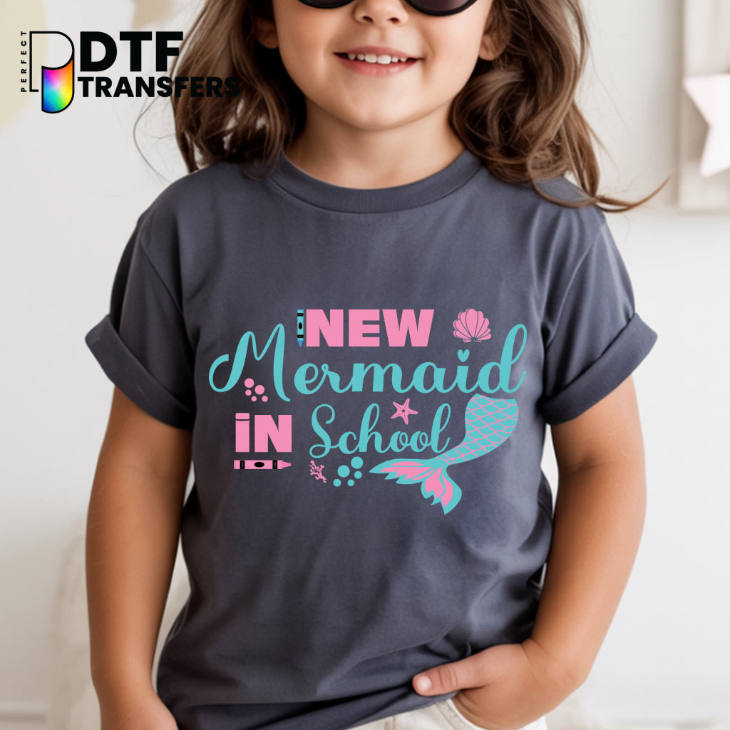 Welcome Back to School Mermaid Educator DTF Transfer