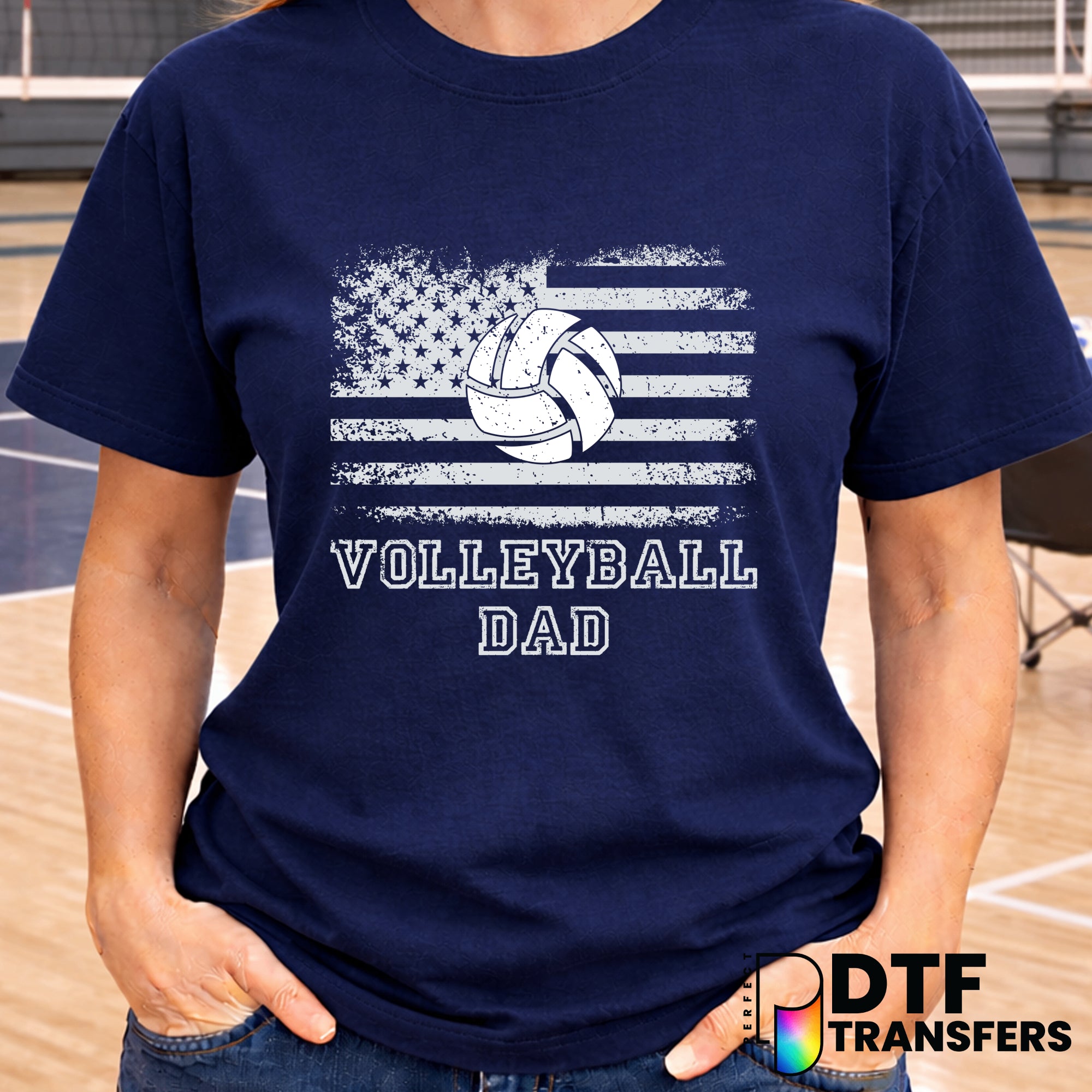 Volleyball Dad – Volleyball DTF Transfer
