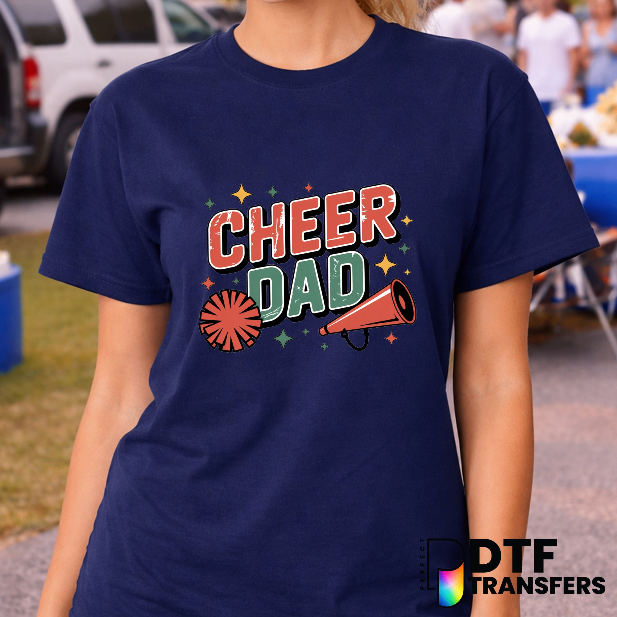 Cheer Dad – Cheerleading DTF Transfer