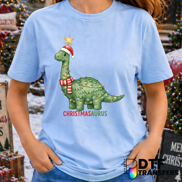 Christmasaurus – Christmas DTF Transfer