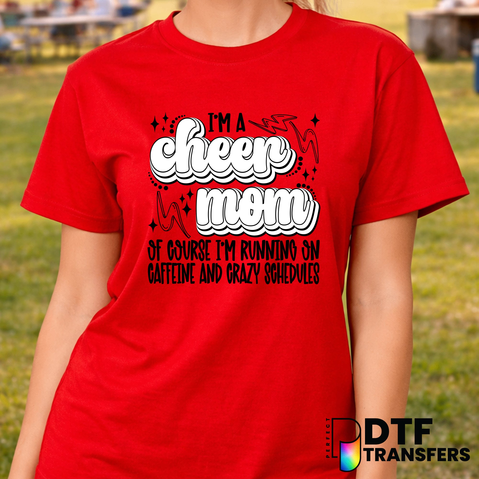 I'm A Cheer Mom – Cheerleading DTF Transfer