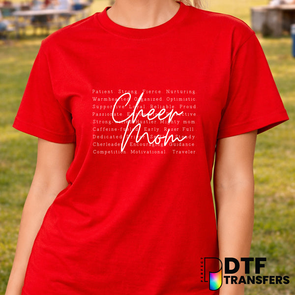 Cheer Mom – Cheerleading DTF Transfer