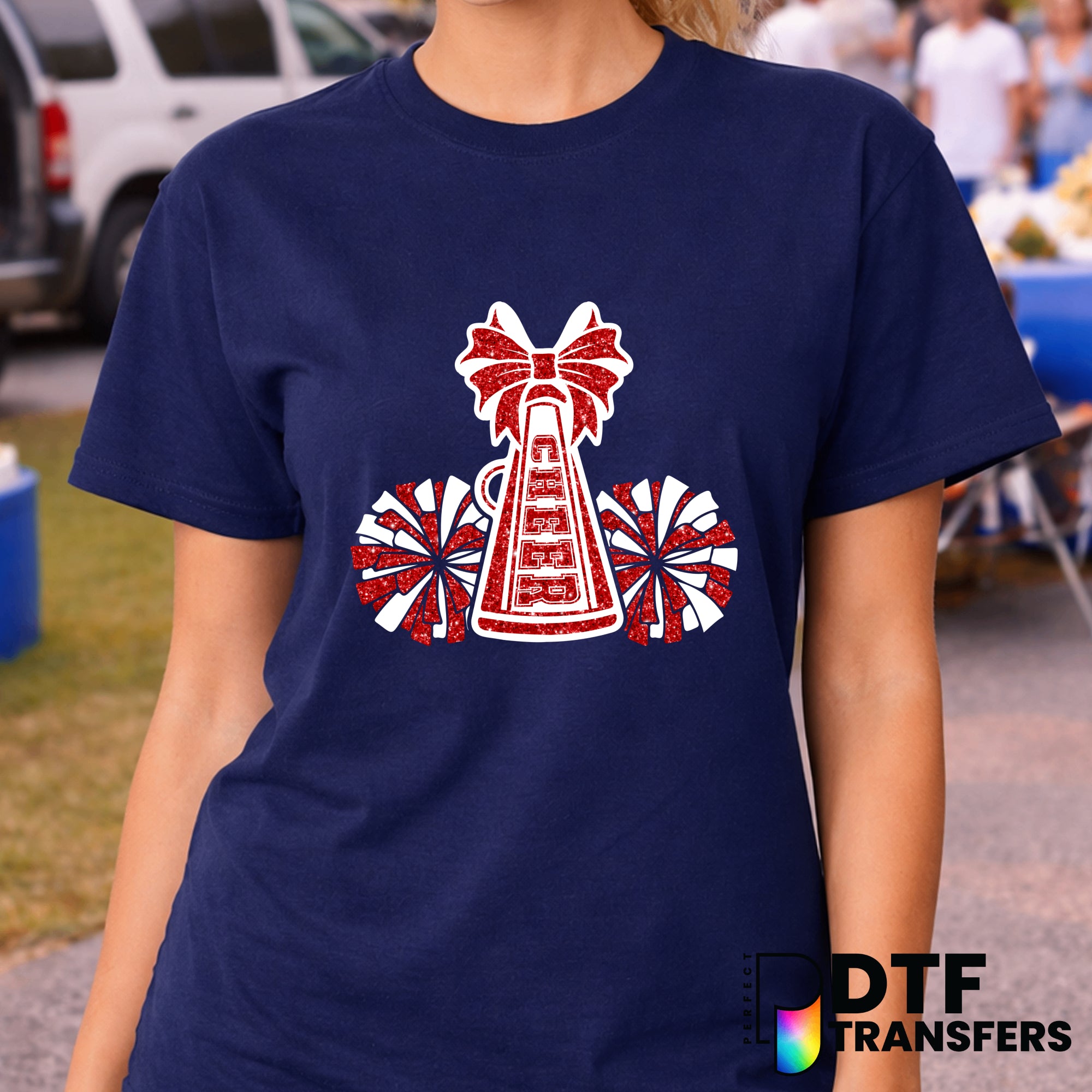 Cheer Mom – Cheerleading DTF Transfer