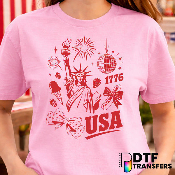 USA 1776 – Fourth of July DTF Transfer