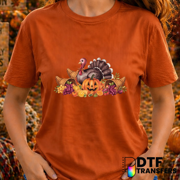 Watercolor Thanksgiving – DTF Transfer