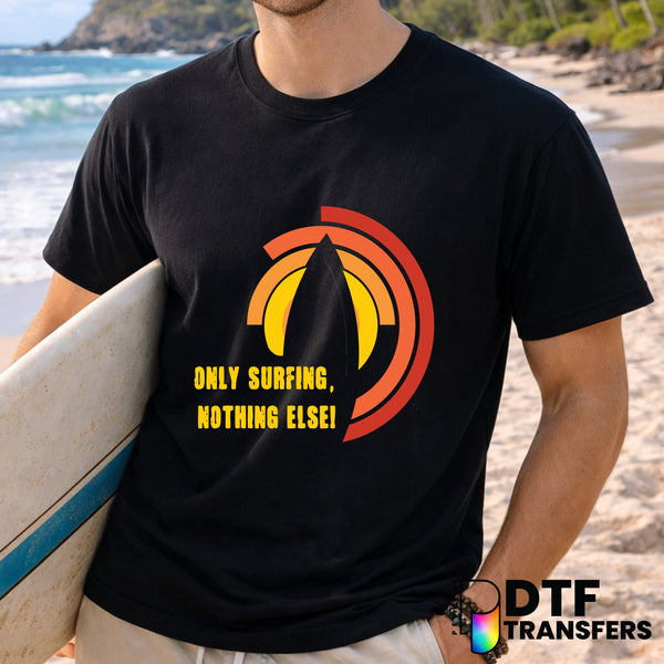 Surfboards & Sunset – Surfing DTF Transfer