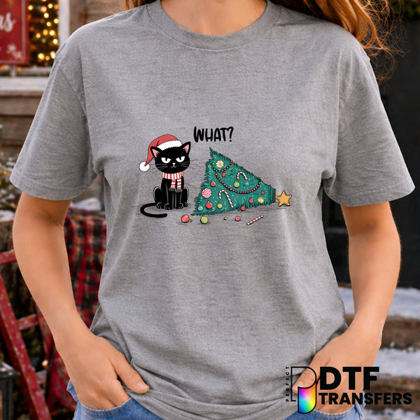 I didn't break it. The tree just exploded. – Christmas DTF Transfer