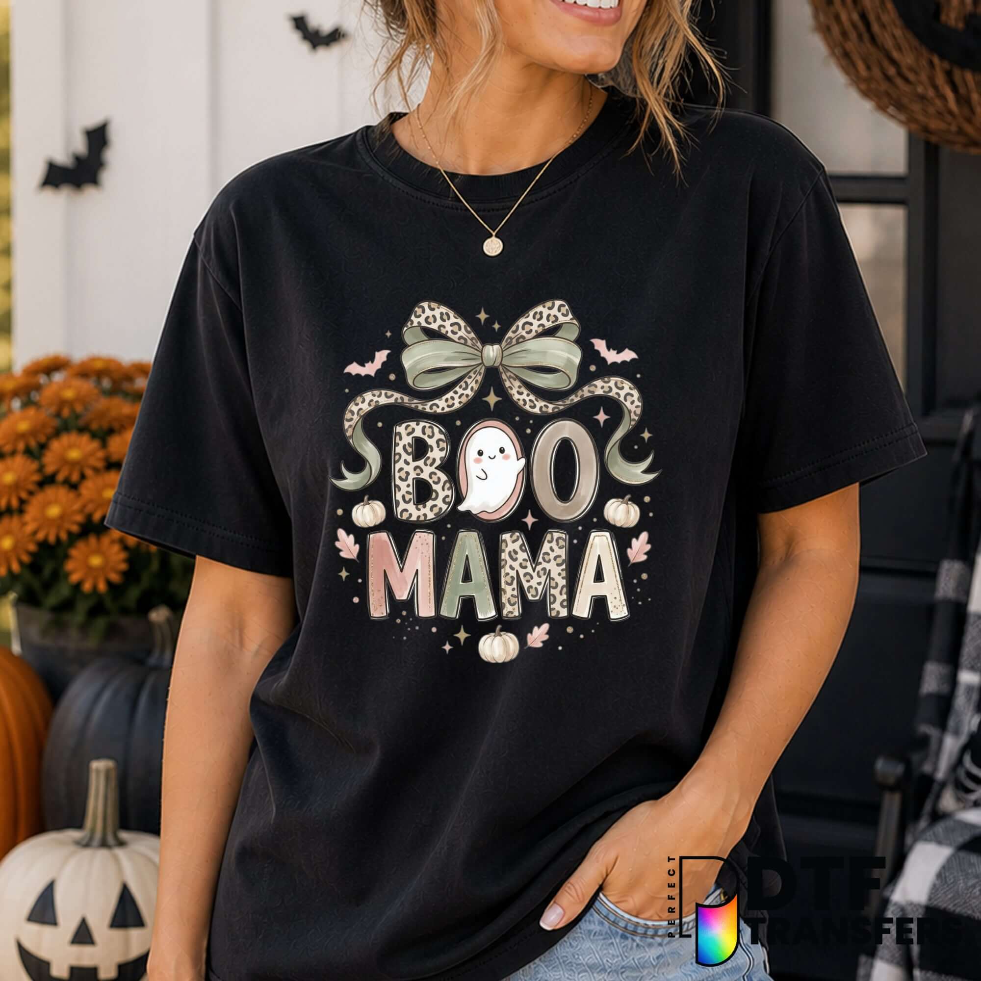 Boo Mama – Halloween DTF Transfer