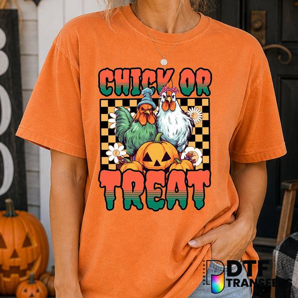 Chick or Treat – Halloween DTF Transfer