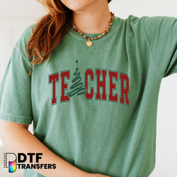 It's the Most Wonderful Time of the Year Teacher – Christmas Truck DTF Transfer