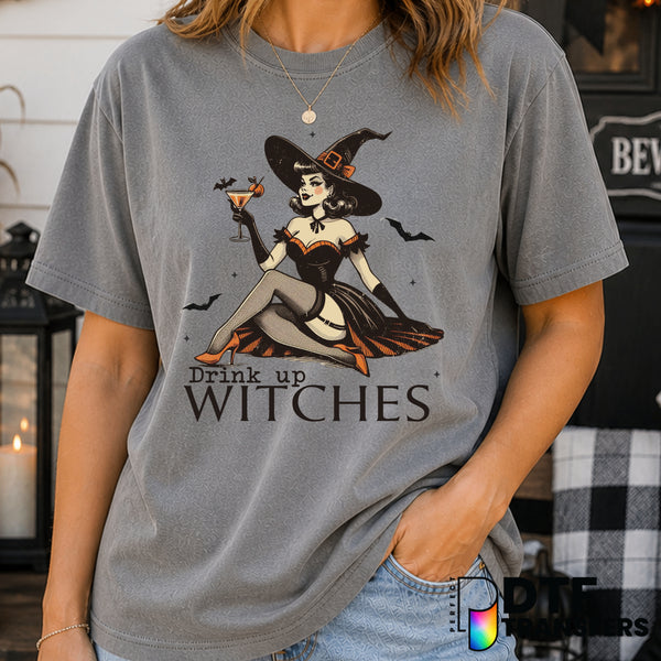 Drink Up Witches – Halloween DTF Transfer
