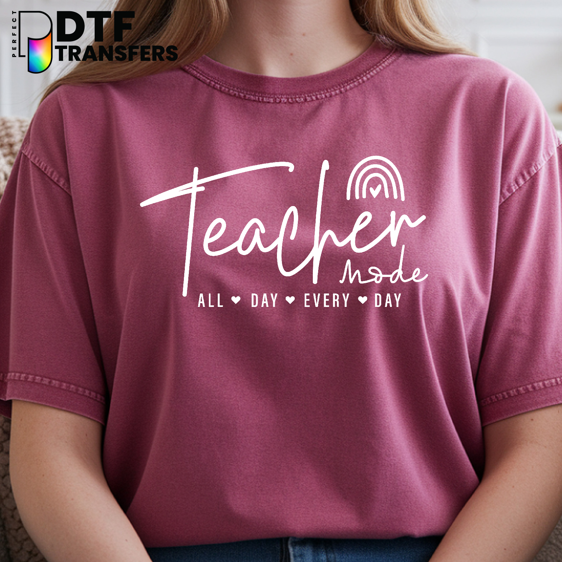 Teacher Mode ON. – Teacher DTF Transfer