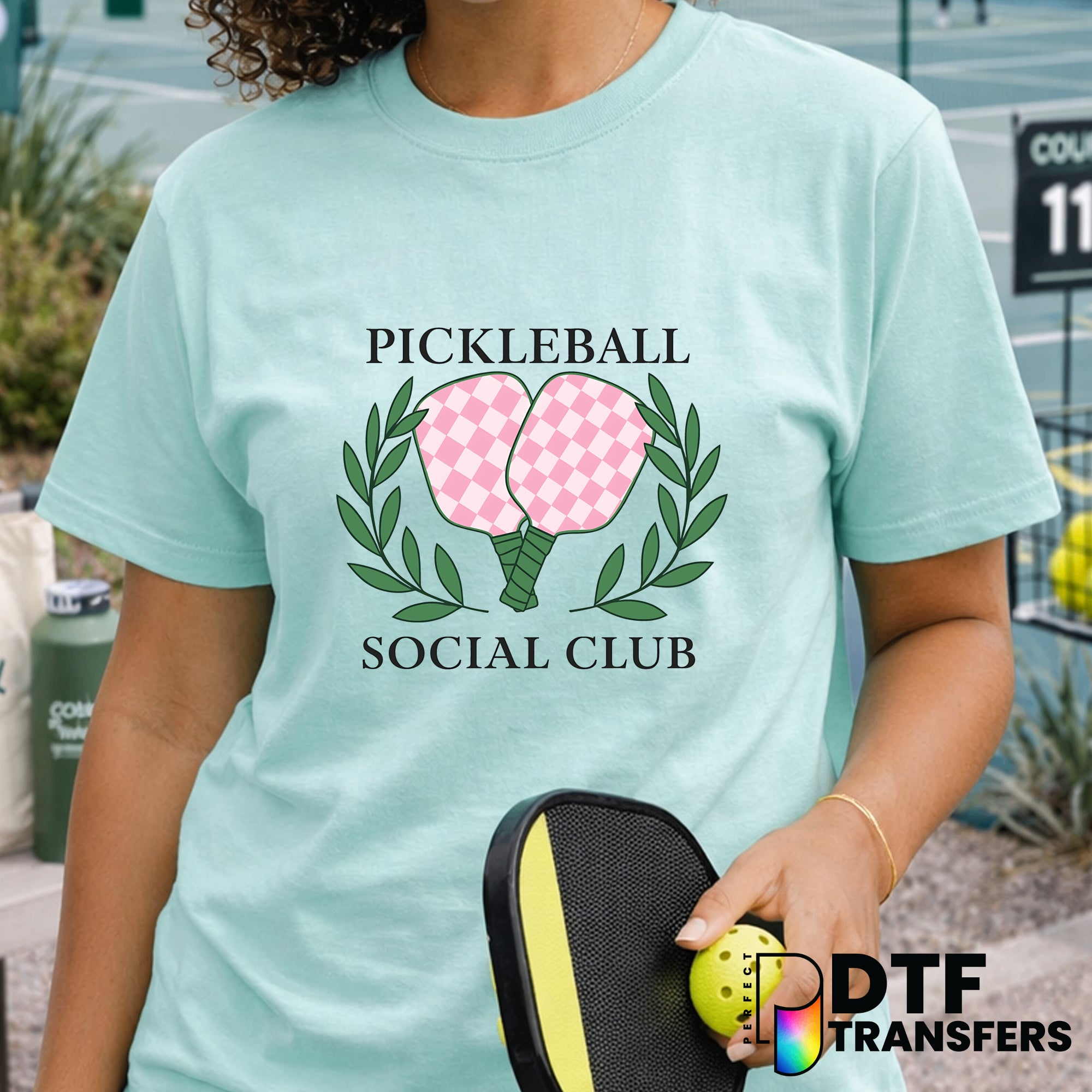 Pickleball Social Club – Pickleball DTF Transfer