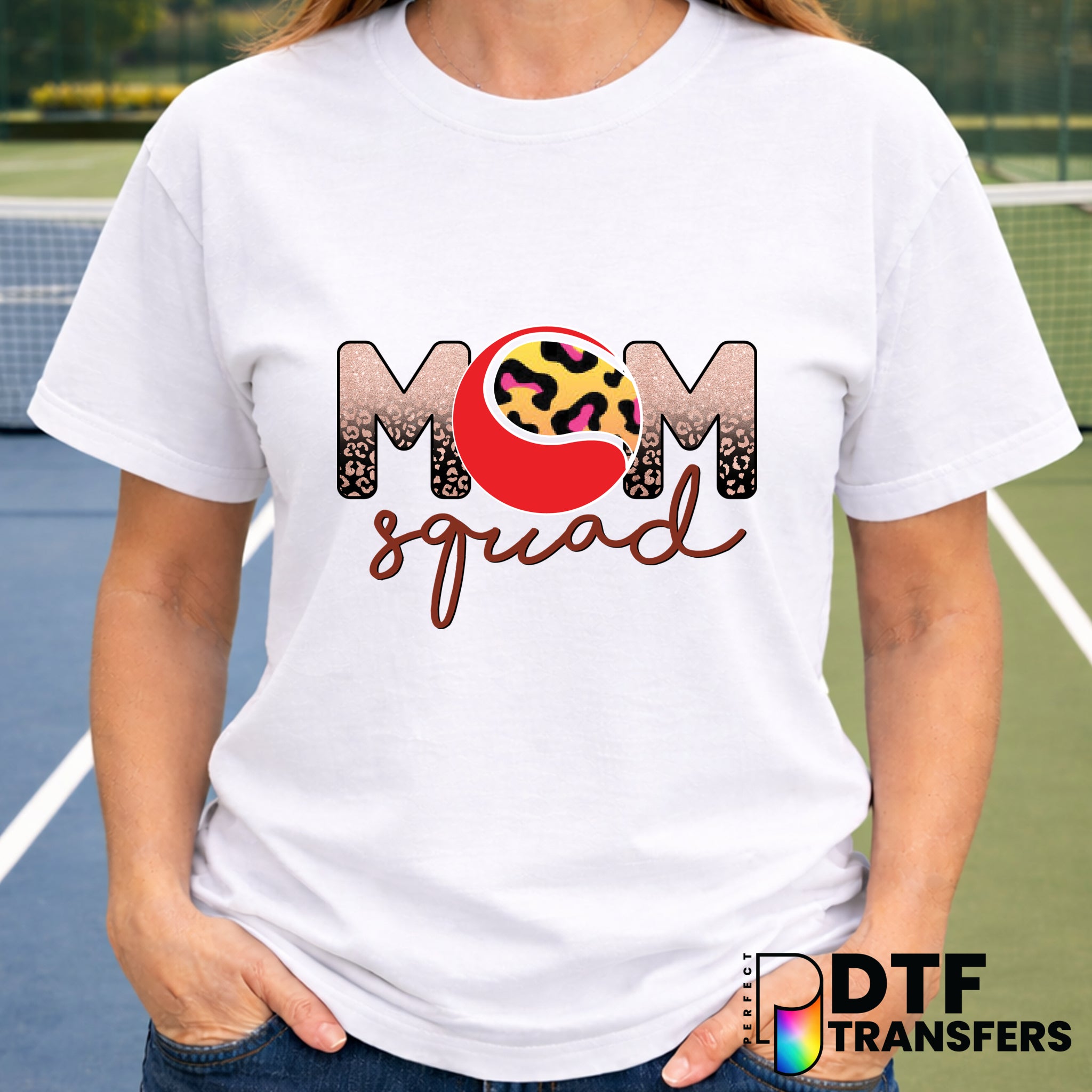 MOM SQUAD – Tennis DTF Transfer