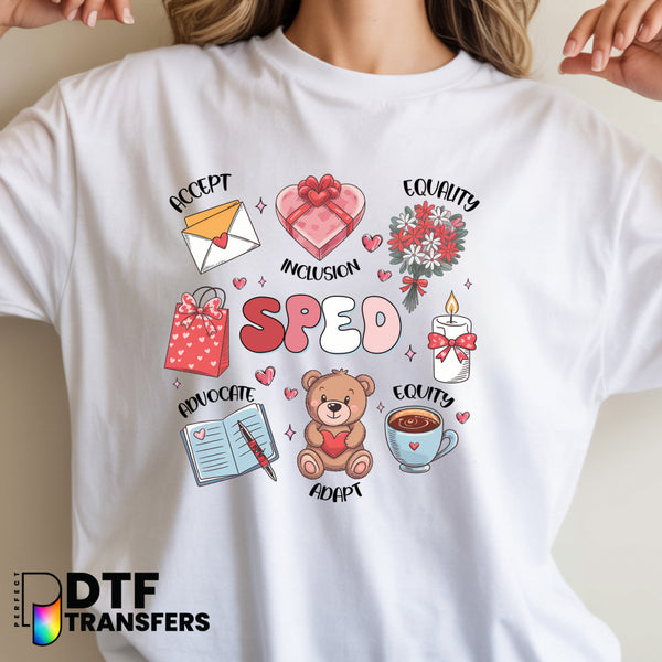 Valentines SPED Teacher – Special Education DTF Transfer
