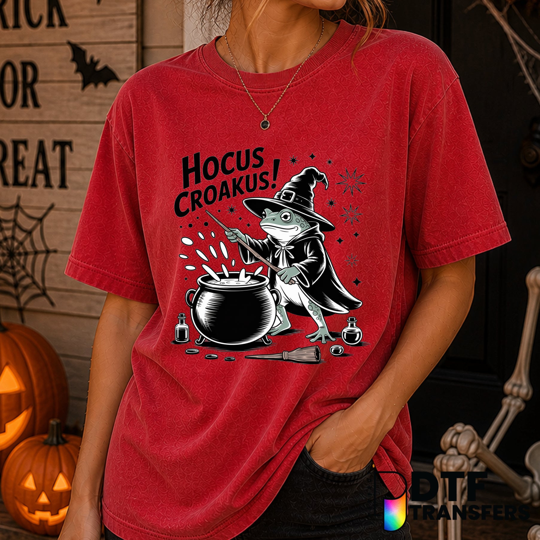 Hocus Croakus – Halloween DTF Transfer