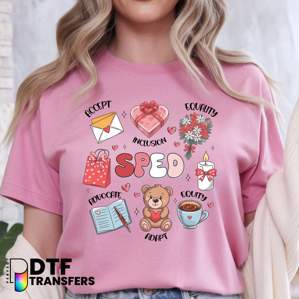 Valentines SPED Teacher – Special Education DTF Transfer