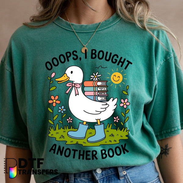 OOPS I BOUGHT ANOTHER BOOK – Teacher DTF Transfer