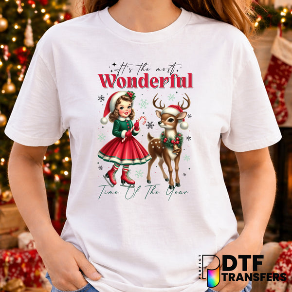 It's The Most Wonderful Time of The Year – Christmas DTF Transfer