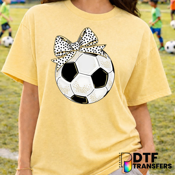 Pink Coquette Soccer Ball – Soccer DTF Transfer