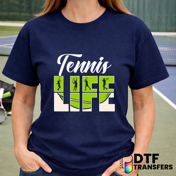 Tennis Life – Tennis DTF Transfer