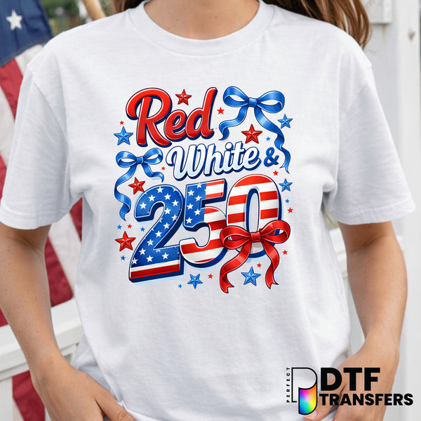 Red White & Blue – Fourth of July DTF Transfer