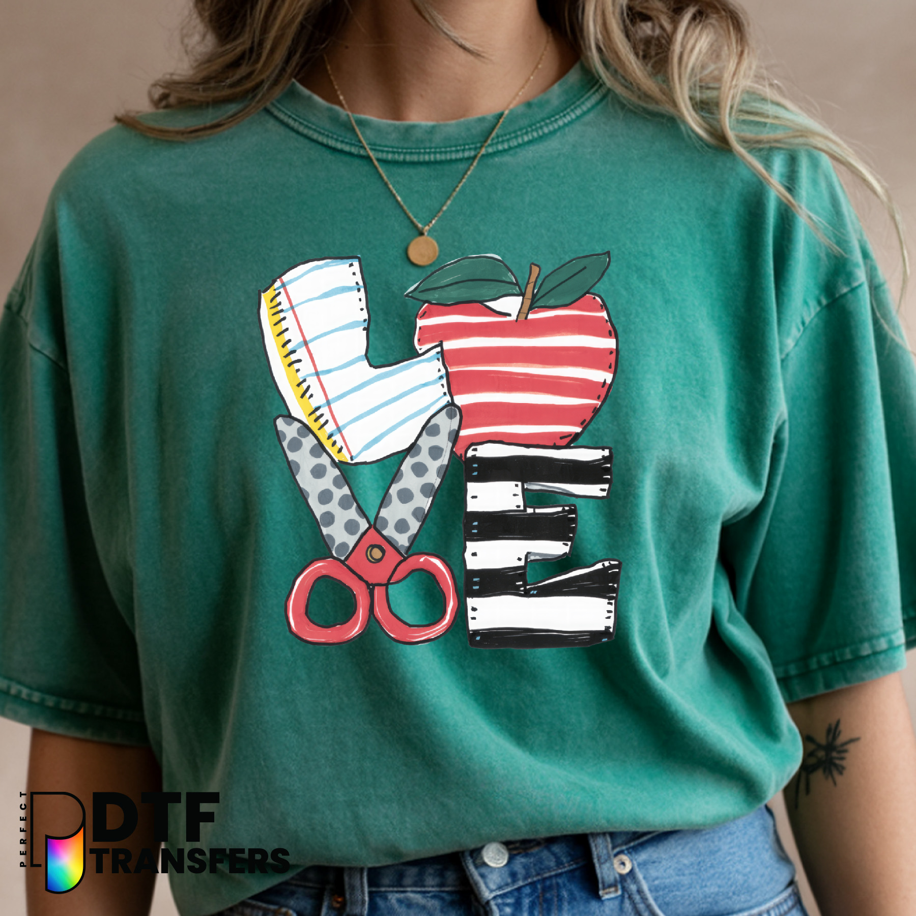 LOVE – Teacher DTF Transfer